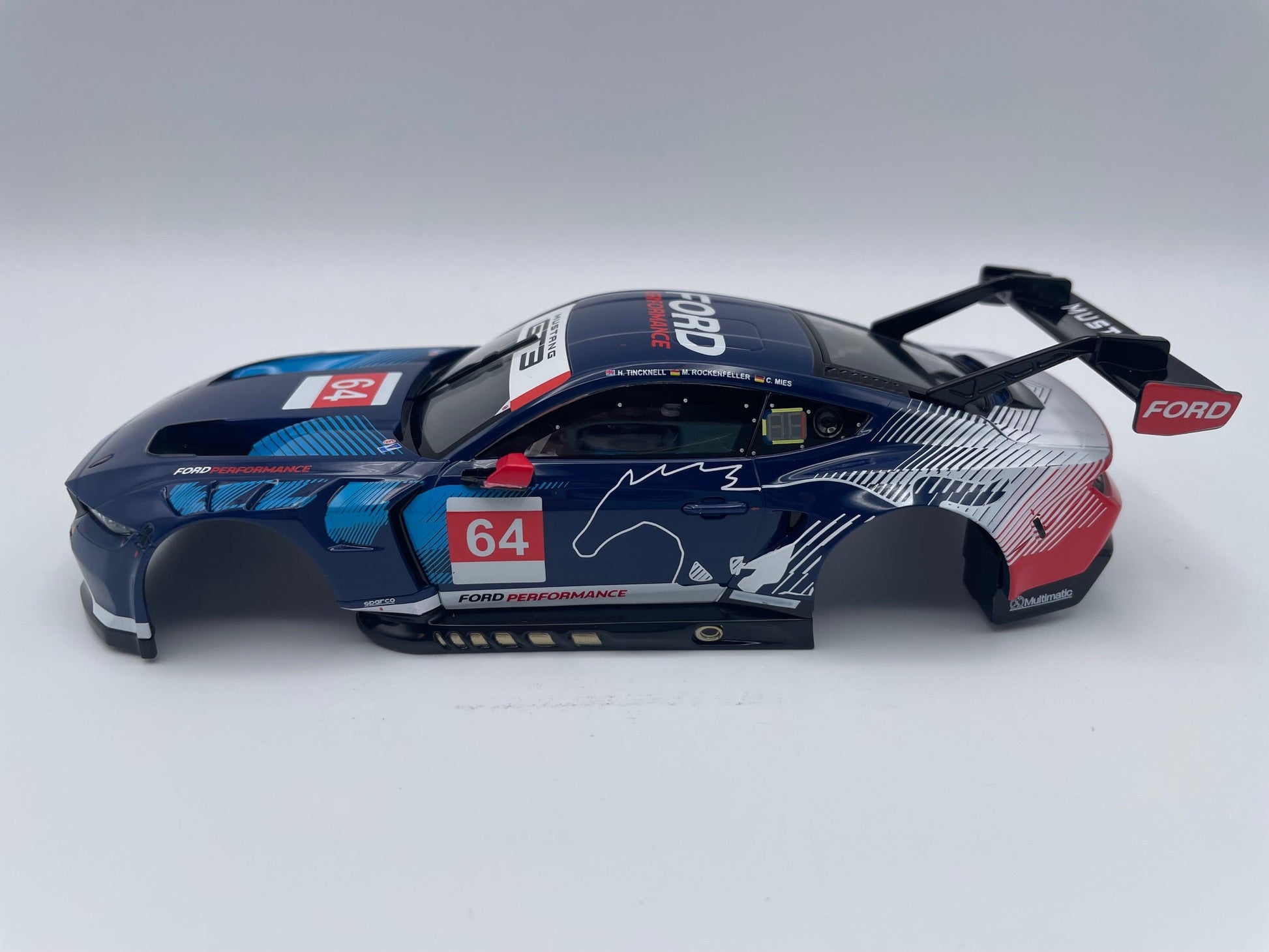 Carrera 132 | Body Shell | Ford Mustang GT3 | 32051 / 27808 | 1/32 Slot Car Parts