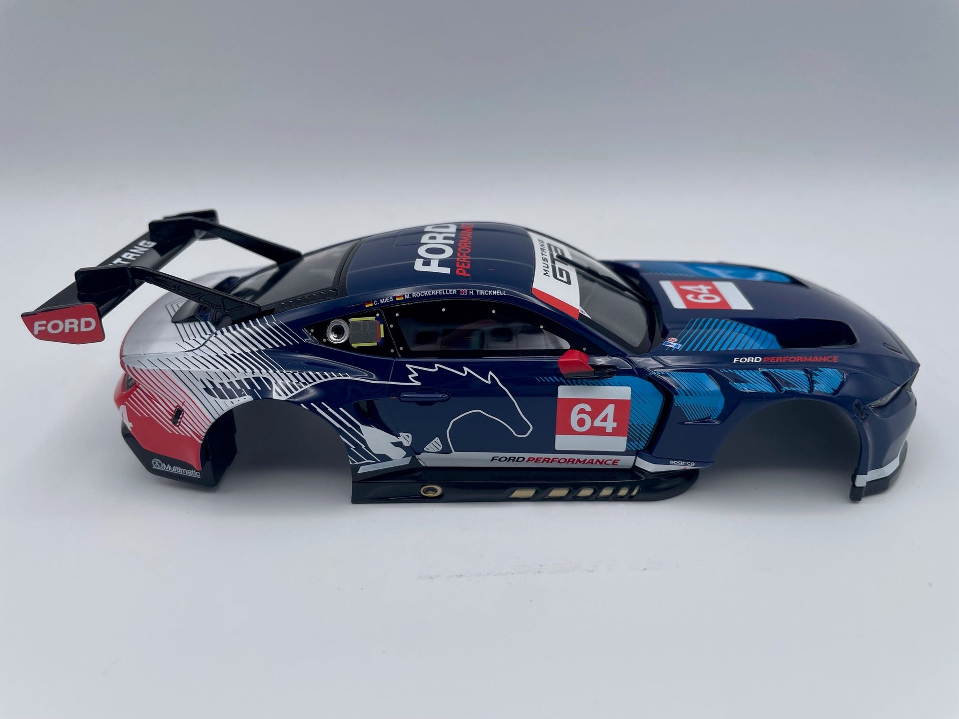 Carrera 132 | Body Shell | Ford Mustang GT3 | 32051 / 27808 | 1/32 Slot Car Parts