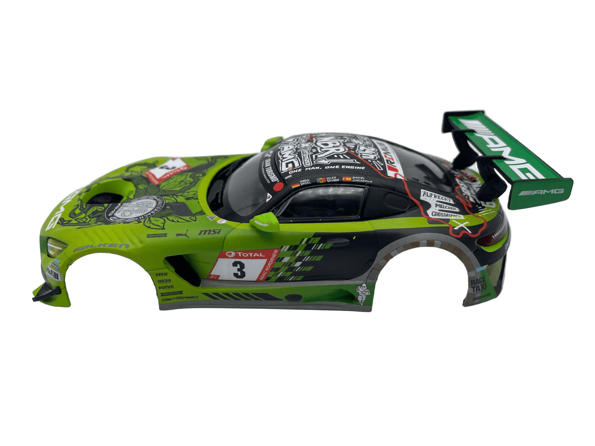 Carrera 132 | Body Shell | Mercedes - AMG GT3 Evo | #3 GetSpeed Performance - Nürburgring 2023 | 27776