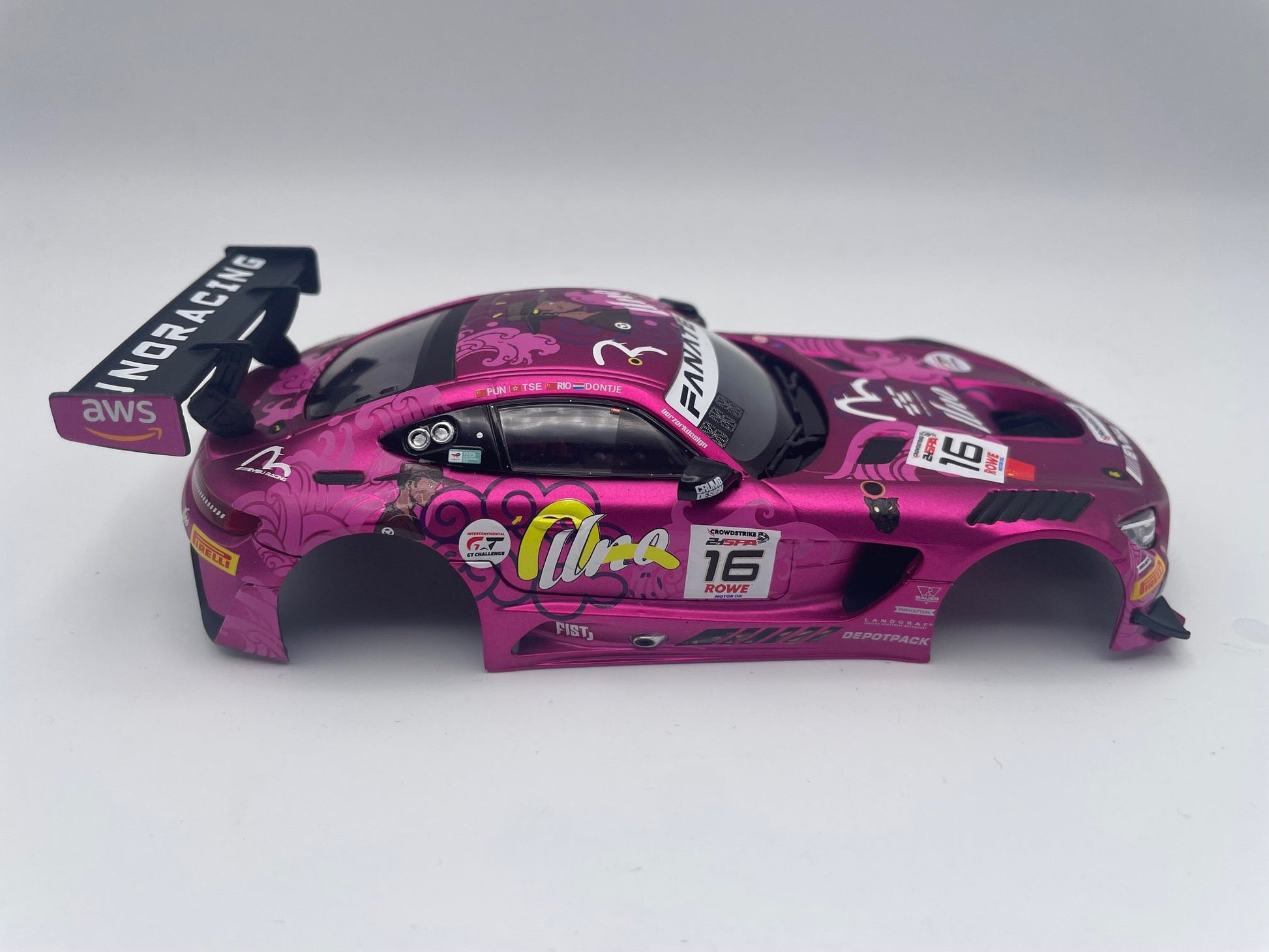 Carrera 132 | Body Shell | Mercedes - AMG GT3 Evo | 32062 / 27818 | 1/32 Slot Car Parts