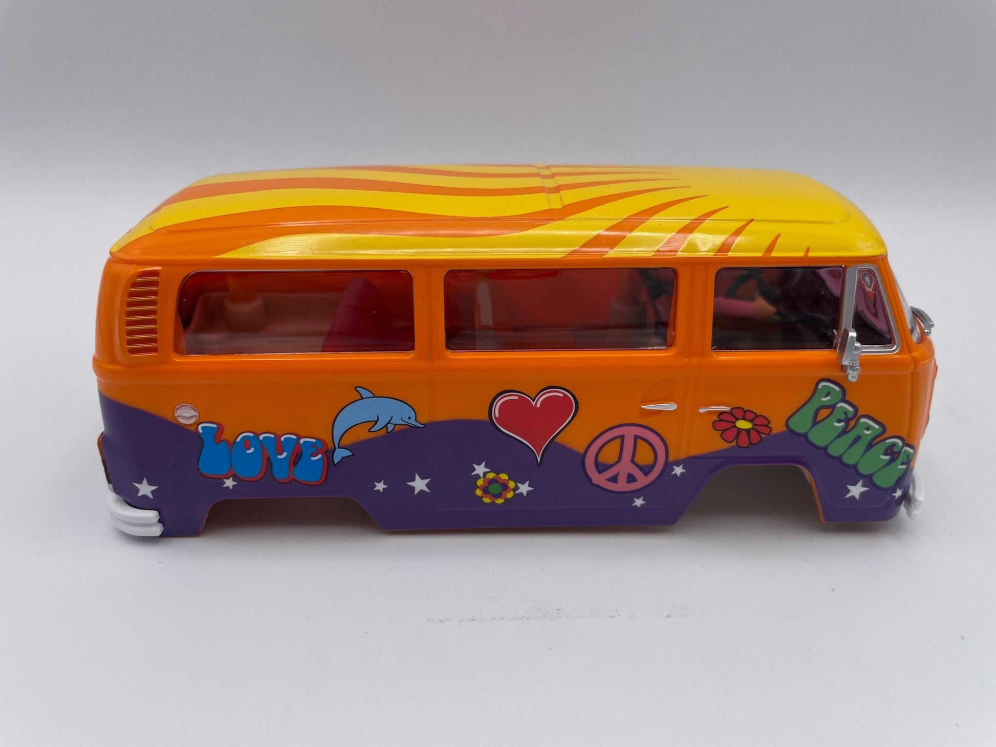 Carrera 132 | Body Shell | VW Transporter Type 2 | Peace & Love Microbus | 31095 / 27759