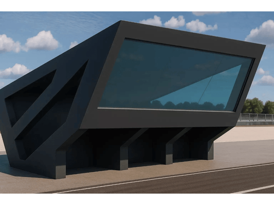 Carrera 132 | Buildings - Pit | Garage - Triple w/ VIP Section | 21144 | 1/32 Slot Car Scenery