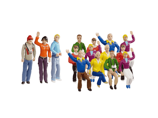 Carrera 132 | Figures - Audience / Spectators | x15 Pack | 21128