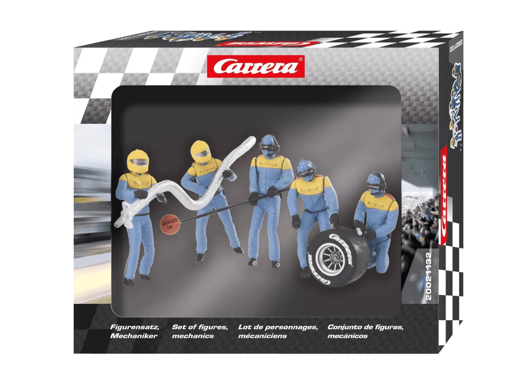 Carrera 132 | Figures - Pit Crew | Blue | x5 Pack | 21132