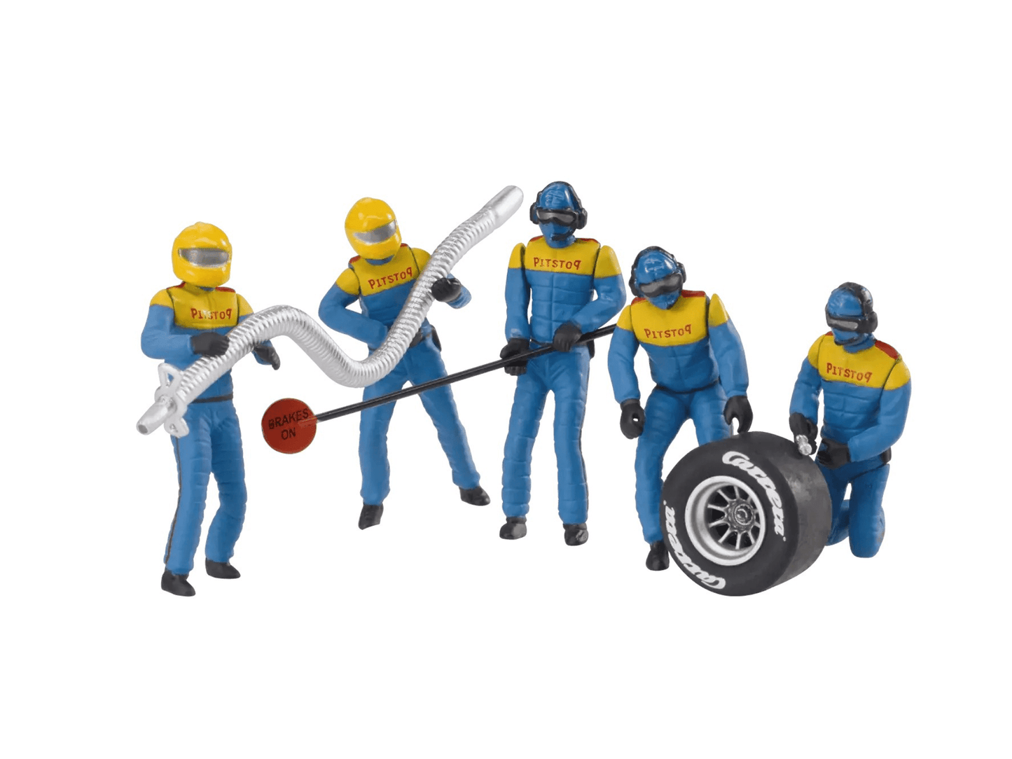 Carrera 132 | Figures - Pit Crew | Blue | x5 Pack | 21132