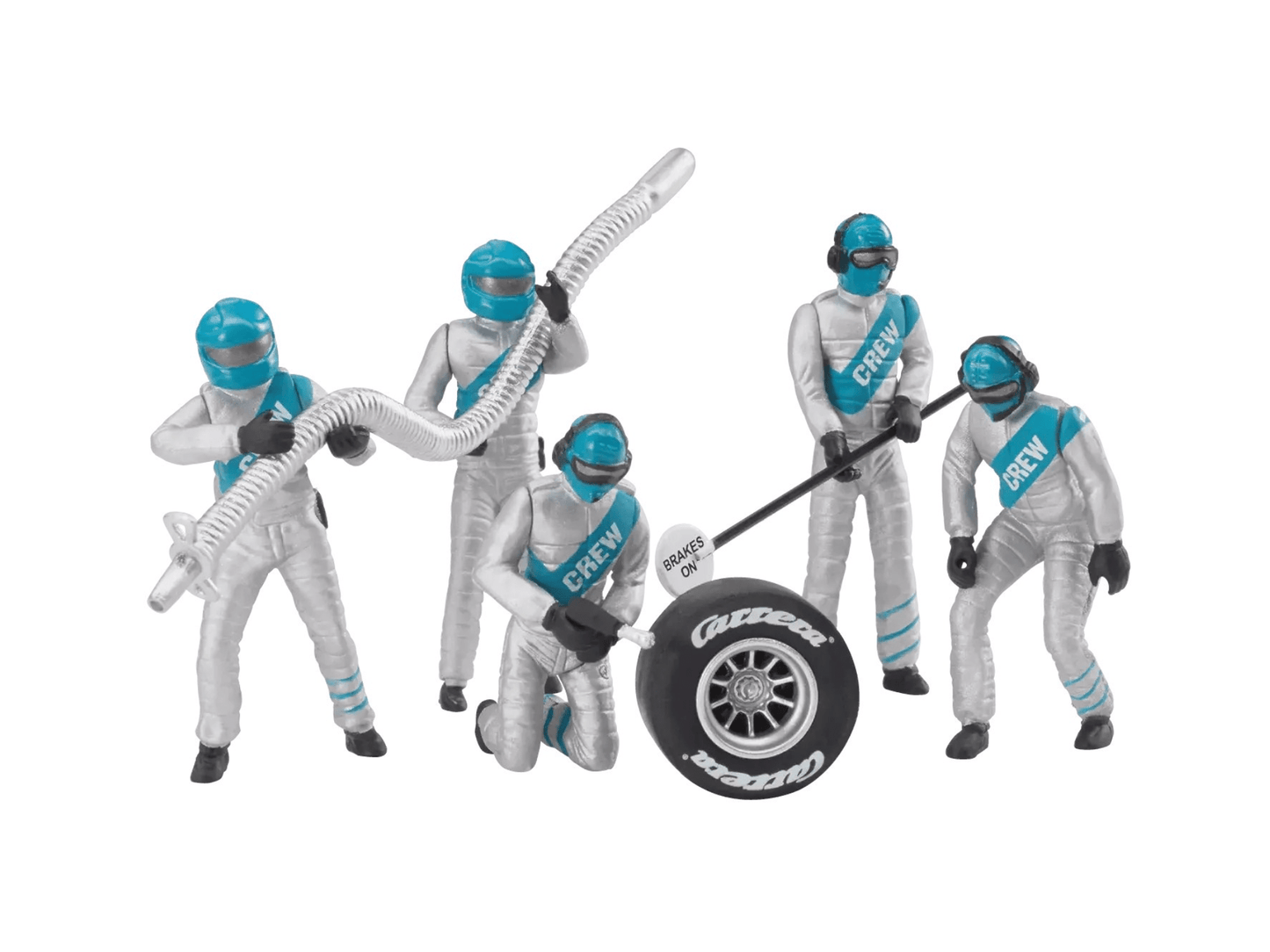 Carrera 132 | Figures - Pit Crew | Silver | x5 Pack | 21133