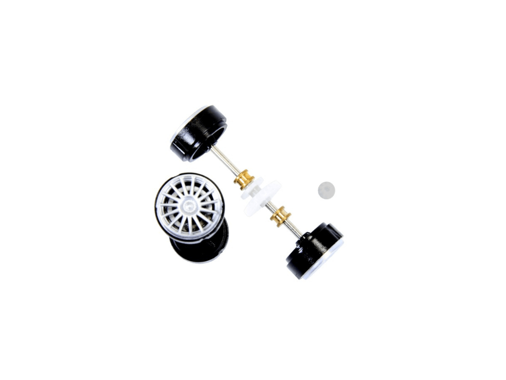 Carrera 132 | Front & Rear Axle Assembly Kit | Mercedes - Benz SLS AMG GT3 | 89694