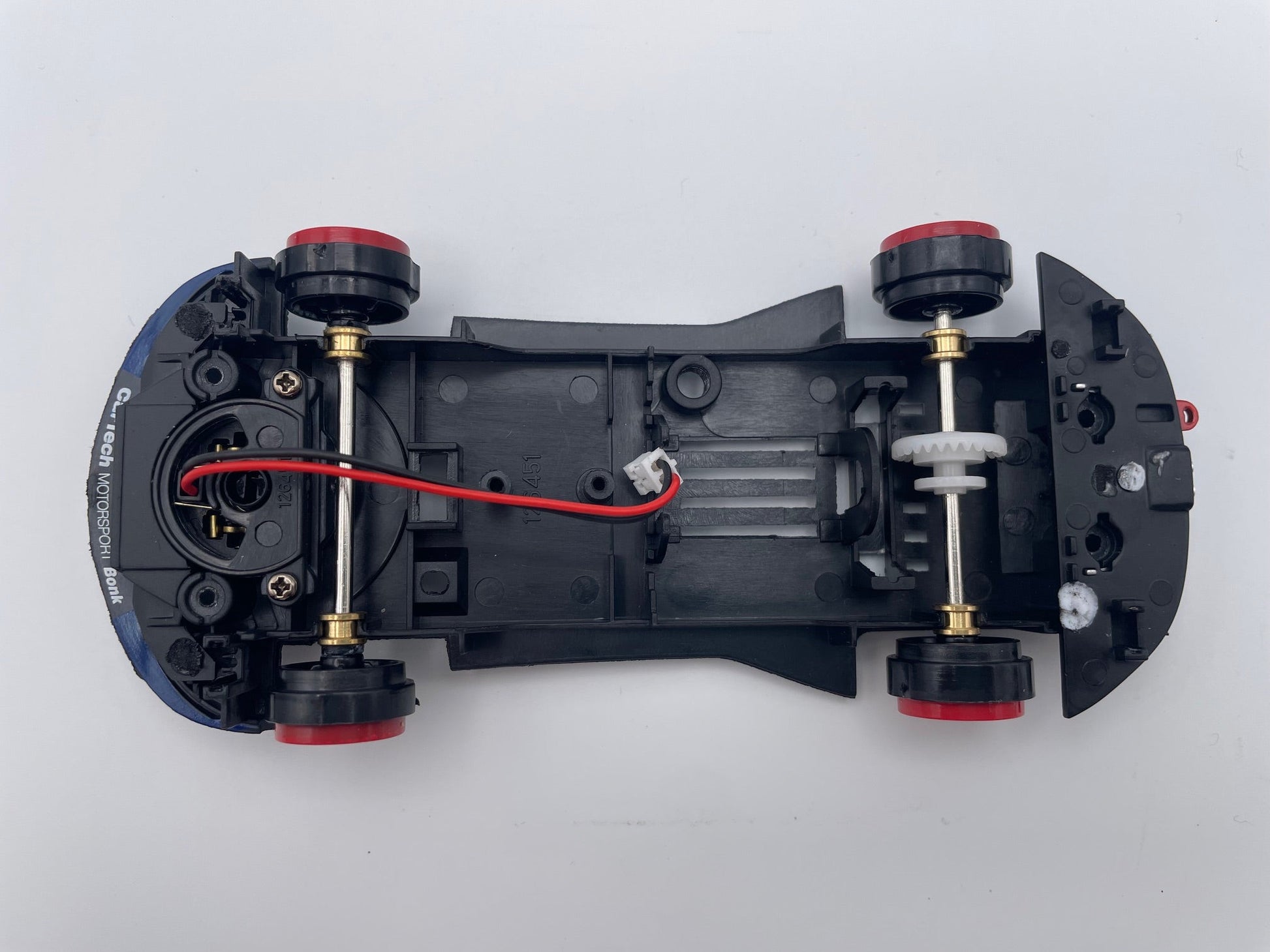 Carrera 132 | Rolling Chassis Assembly w/ Wheels | Porsche 911 GT3 Cup - Custom Build