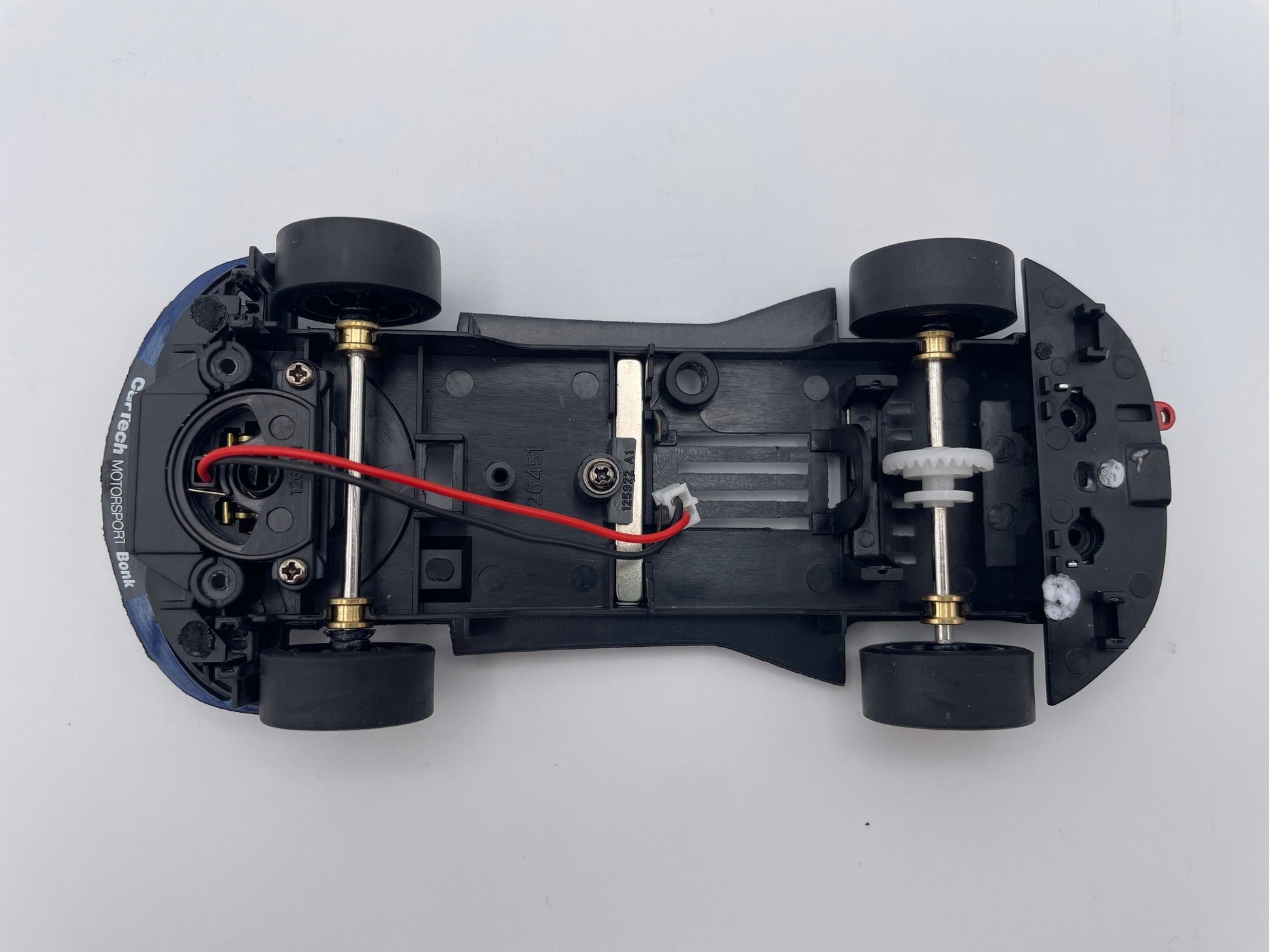 Carrera 132 | Rolling Chassis Assembly w/ Wheels | Porsche 911 GT3 Cup - Custom Build
