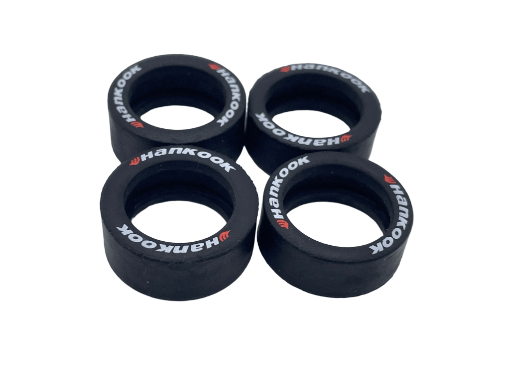 Carrera 132 | Rubber Tires x4 Pack | Audi RS 5 DTM - Hankook