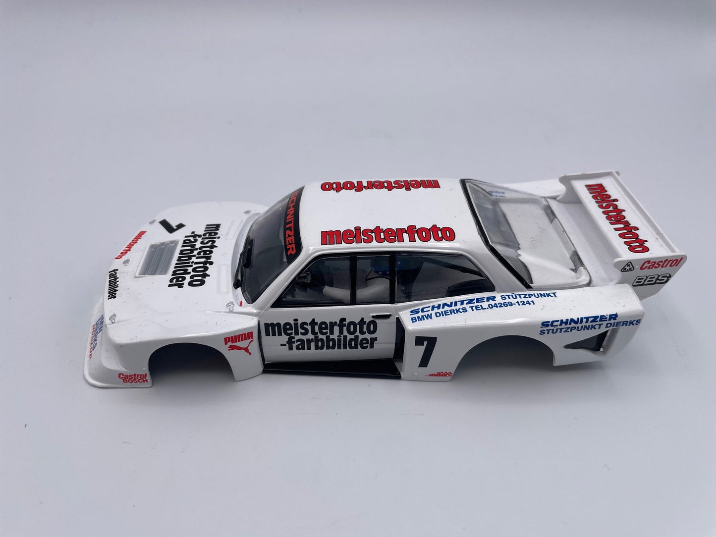 Carrera - Body Shell - BMW 320 Turbo - #7 Meisterfoto - DRM 1980’s - 27798