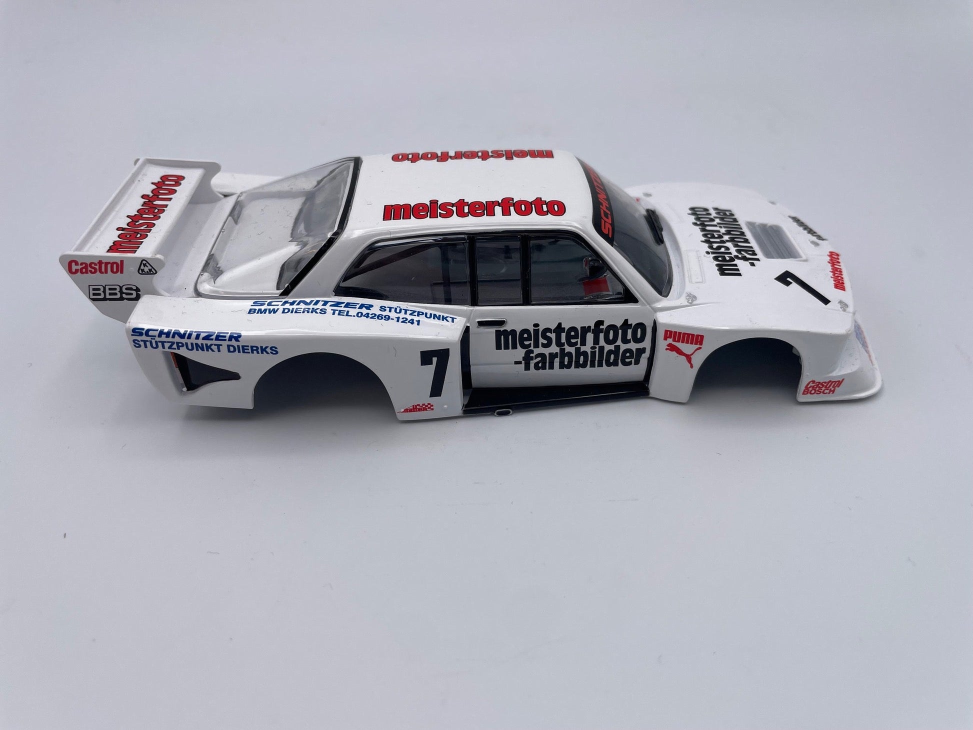 Carrera - Body Shell - BMW 320 Turbo - #7 Meisterfoto - DRM 1980’s - 27798