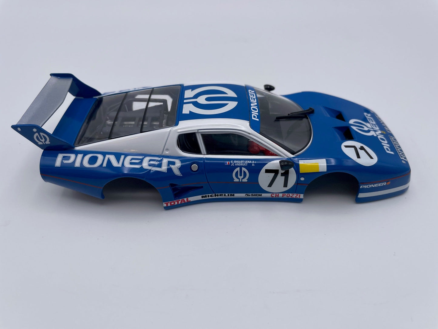 Carrera - Body Shell - Ferrari 512 BB LM - #71 Pioneer - Le Mans 1982 - 27726