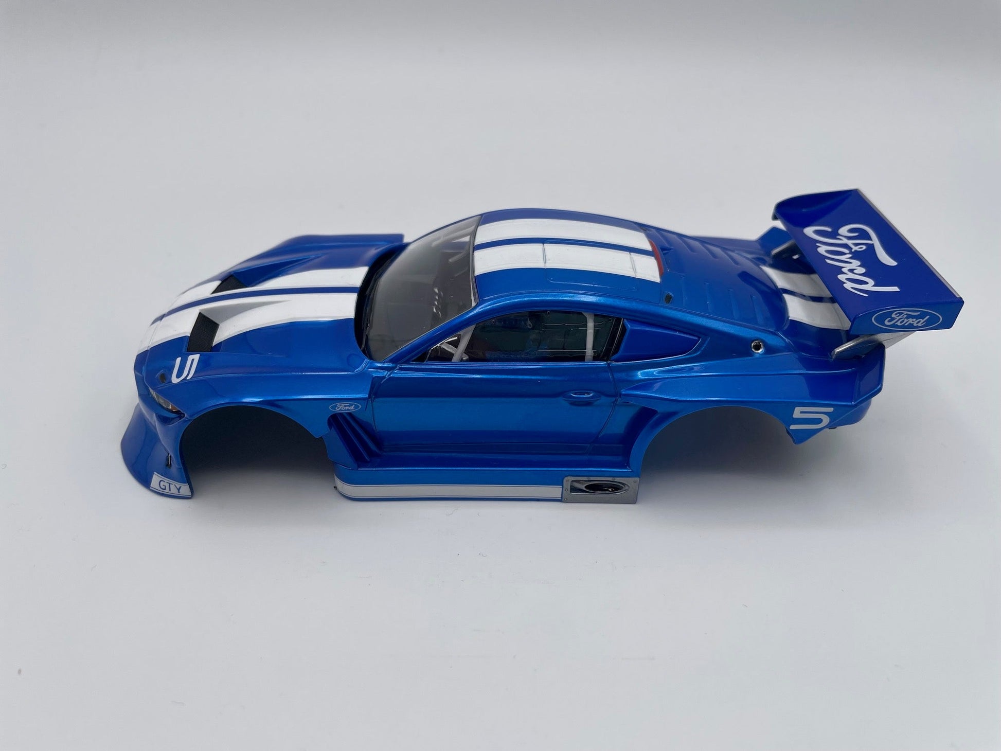 Carrera - Body Shell - Ford Mustang GTY - #5 Blue - 27751