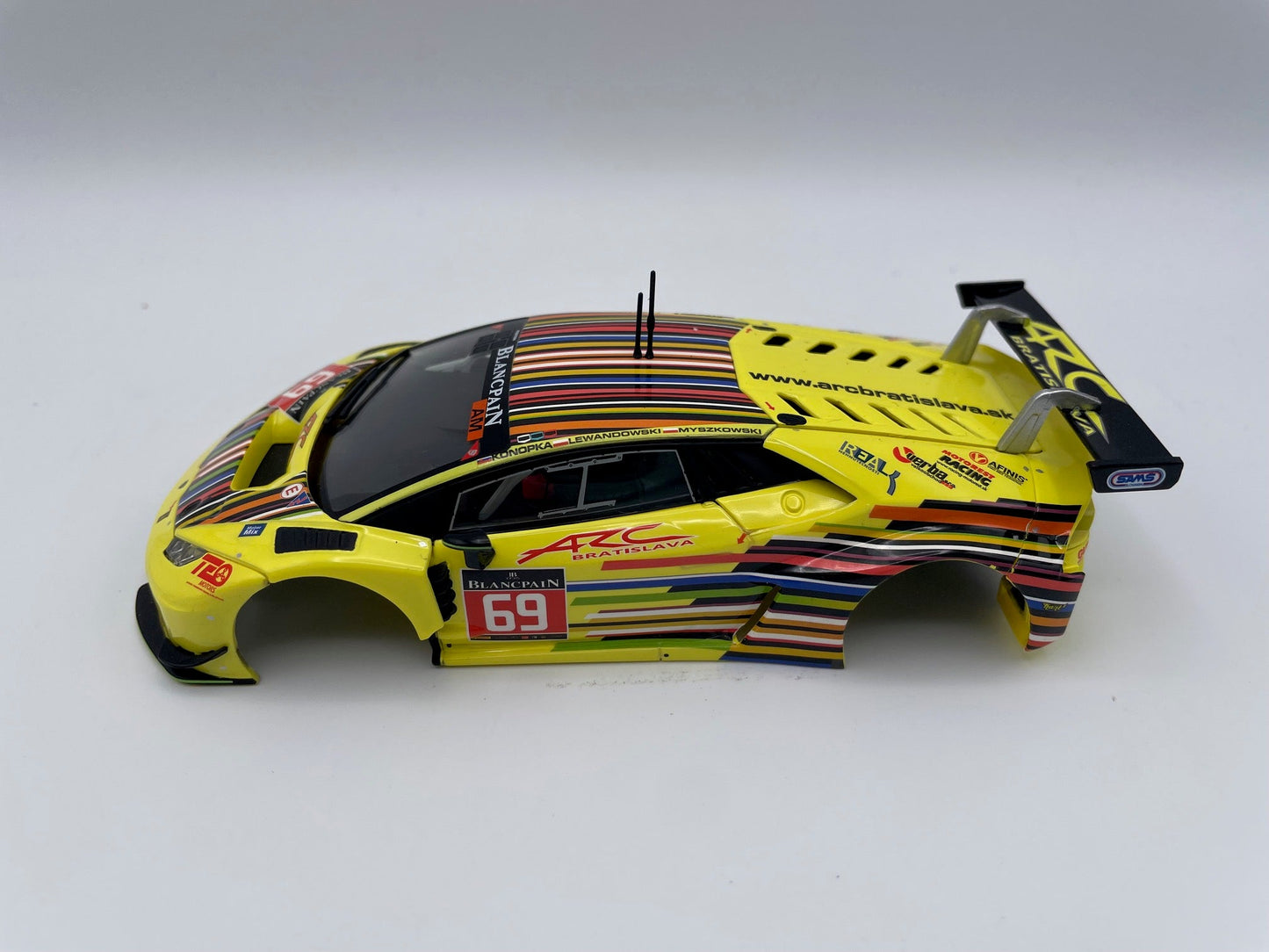 Carrera - Body Shell - Lamborghini Huracán GT3 - #69 ARC Bratislava - Spa 2016 - 27749