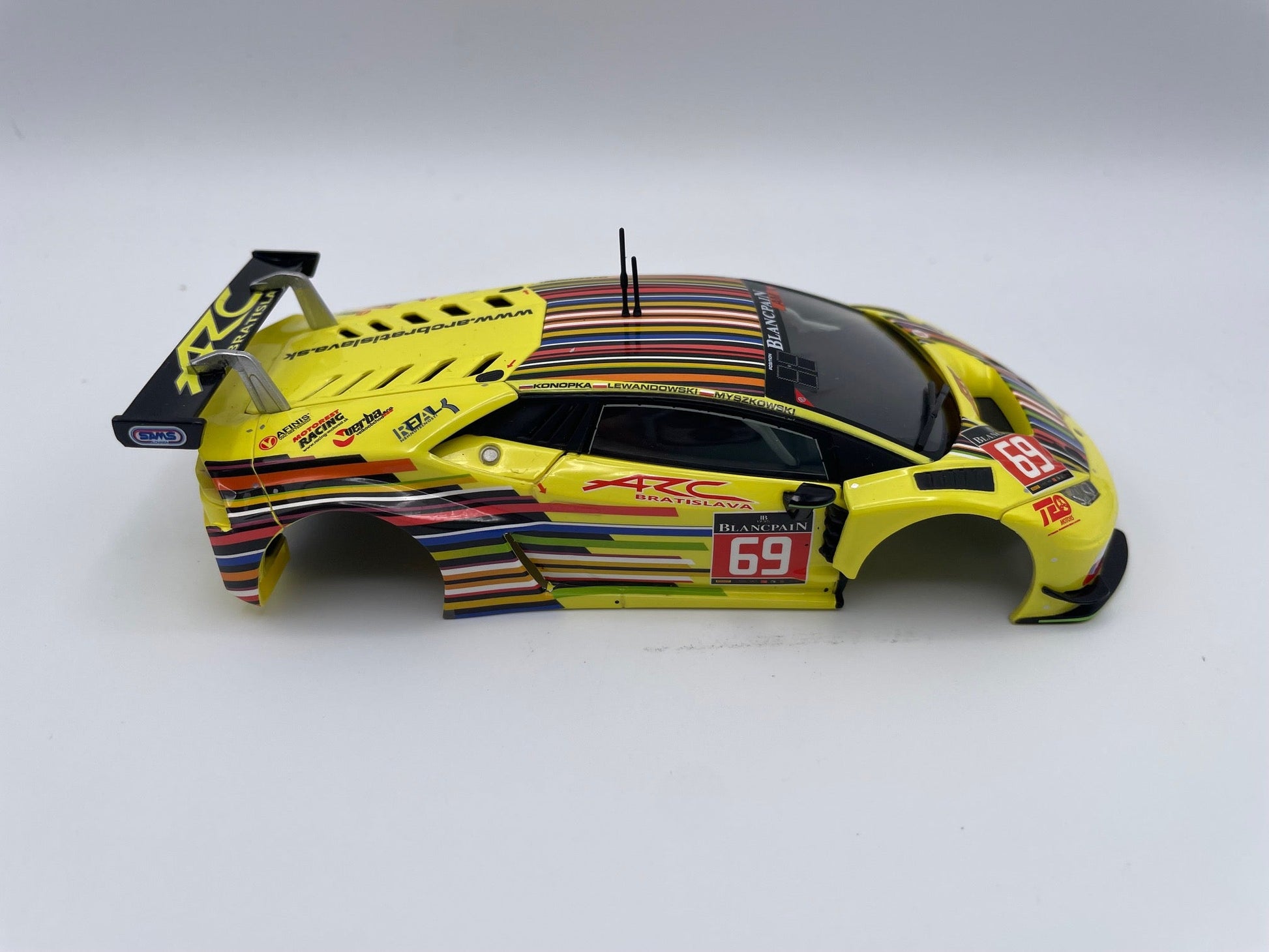 Carrera - Body Shell - Lamborghini Huracán GT3 - #69 ARC Bratislava - Spa 2016 - 27749