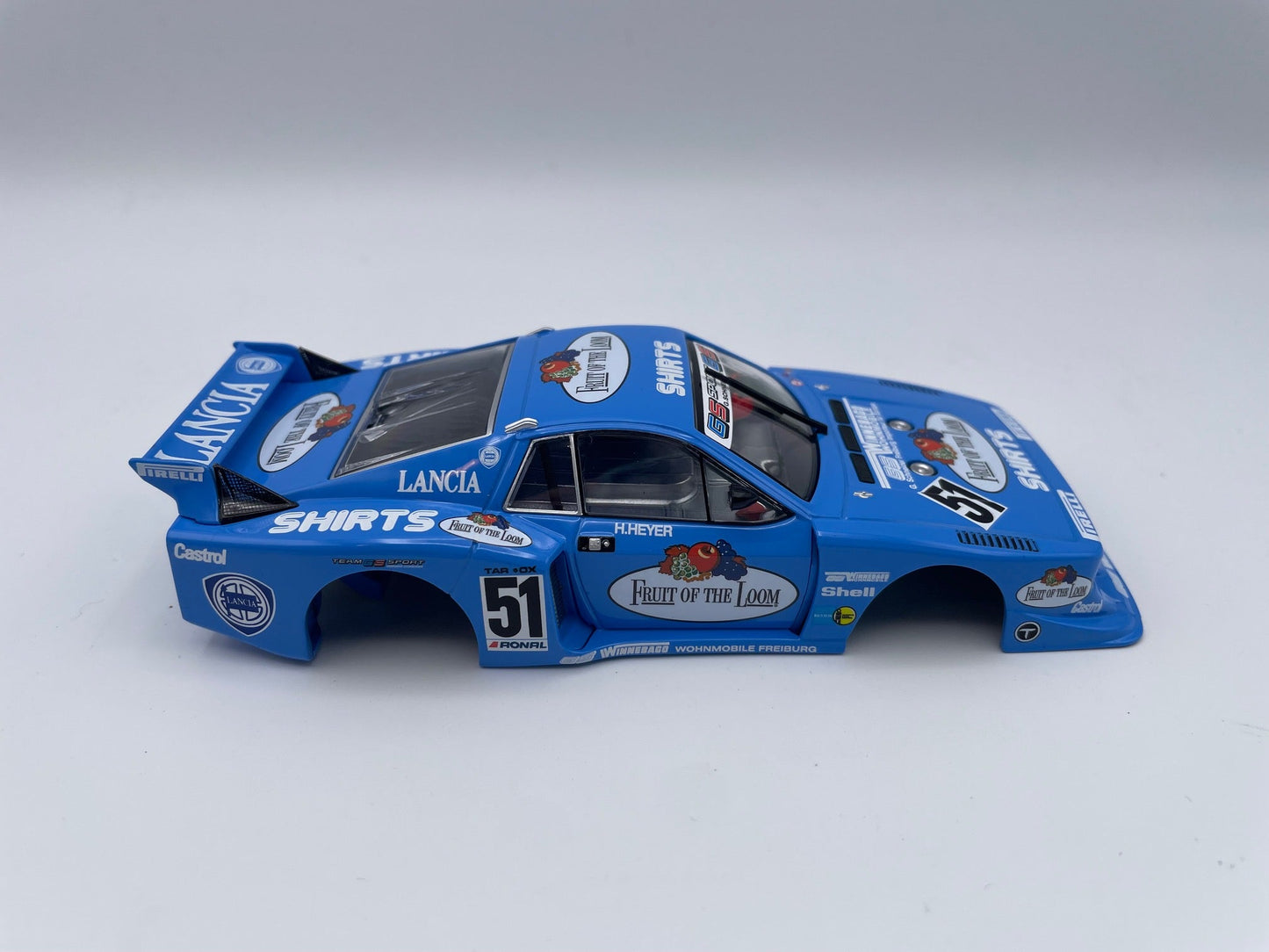 Carrera - Body Shell - Lancia Beta Montecarlo Turbo - #51 Fruit of the Loom - DRM 1980 - 27790