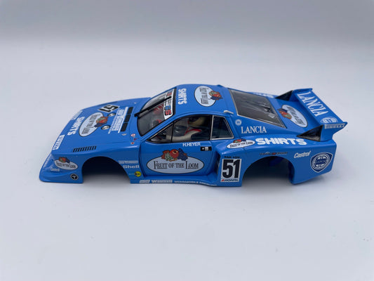 Carrera - Body Shell - Lancia Beta Montecarlo Turbo - #51 Fruit of the Loom - DRM 1980 - 27790