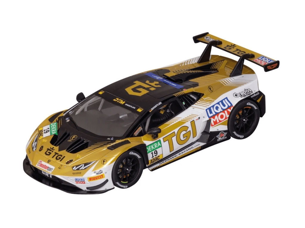 Carrera Digital 124 | Lamborghini Huracán GT3 EVO2 | #19 TGI Grasser Racing | 24019 | 1/24 Custom Build Slot Car