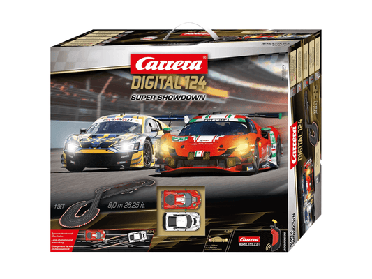 Carrera Digital 124 | Super Showdown - Slot Car Racing Set | Audi vs. Ferrari | 23639