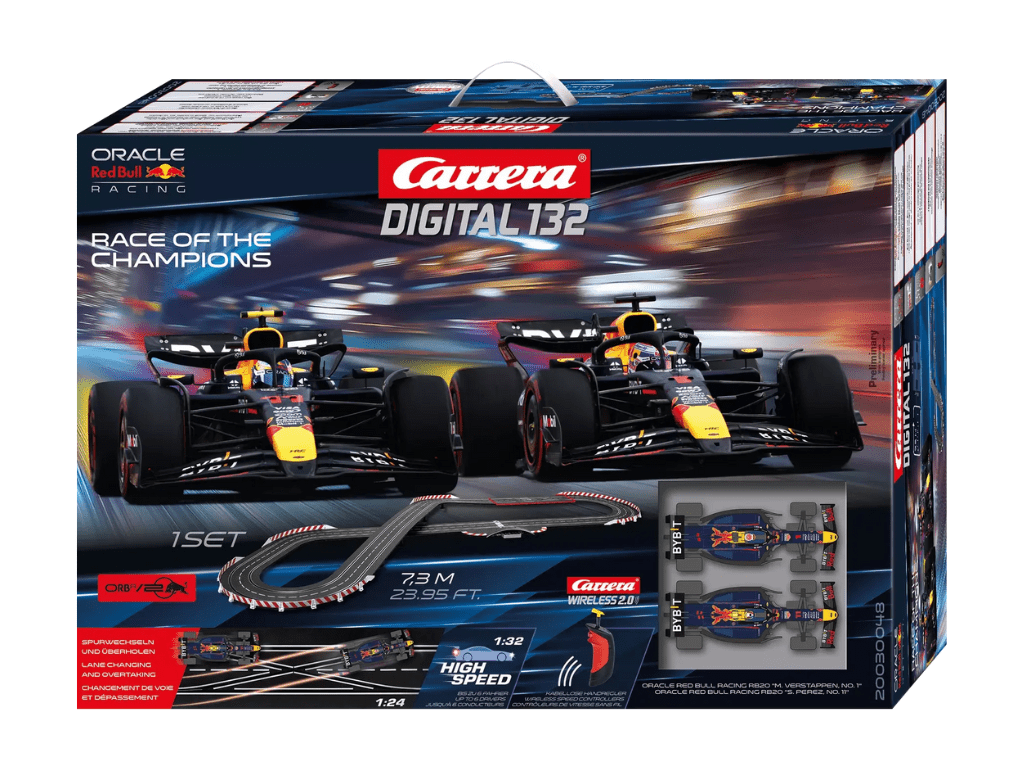 Carrera Digital 132 | Race of the Champions - Slot Car Racing Set | Red Bull Racing | 30048