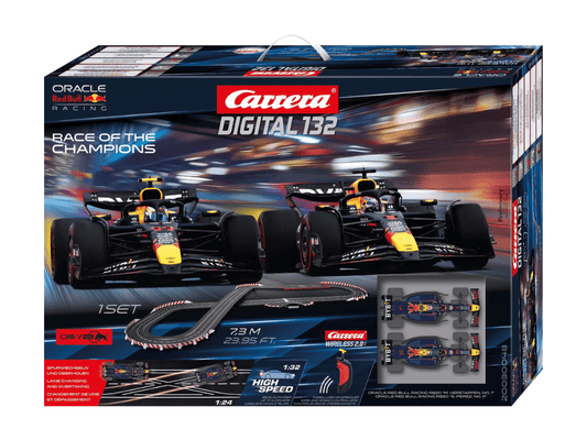 Carrera Digital 132 | Race of the Champions - Slot Car Racing Set | Red Bull Racing | 30048