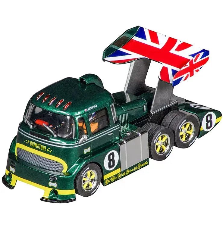 Carrera Digital 132 | Race Truck - Truckster Cabover | #8 British Raging Green | 31093