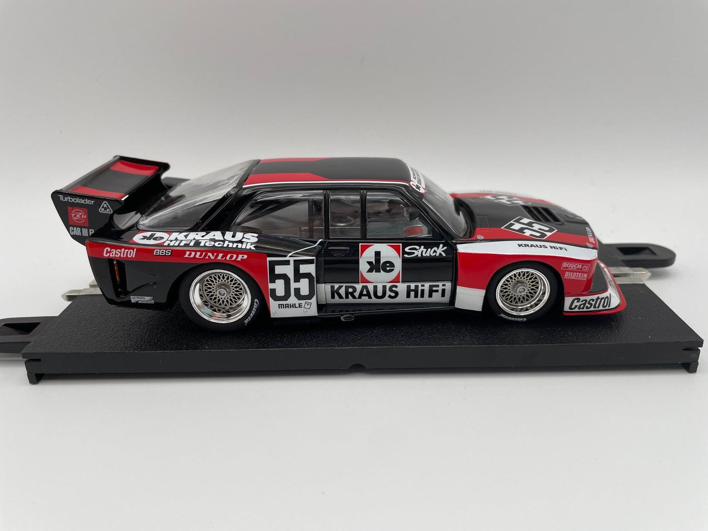 Carrera Evolution - BMW 320 Turbo - #55 Kraus HiFi - DRM 1980 - 27714 Unboxed