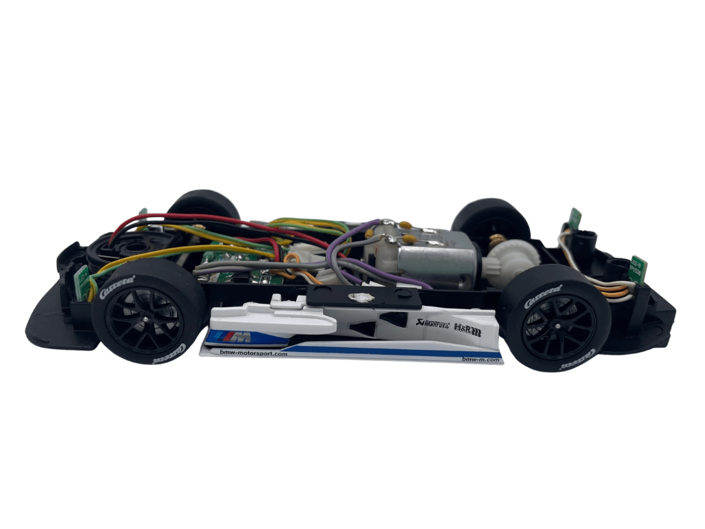 Carrera Evolution | Chassis Assembly - Complete | BMW M4 DTM / Turbo DTM | 1/32 Slot Car Parts
