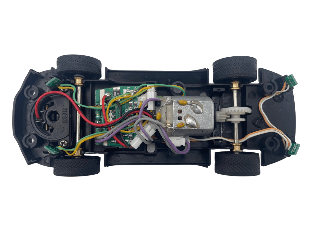 Carrera Evolution | Chassis Assembly - Complete | Porsche 911 Carrera S Cabriolet | 1/32 Slot Car Parts
