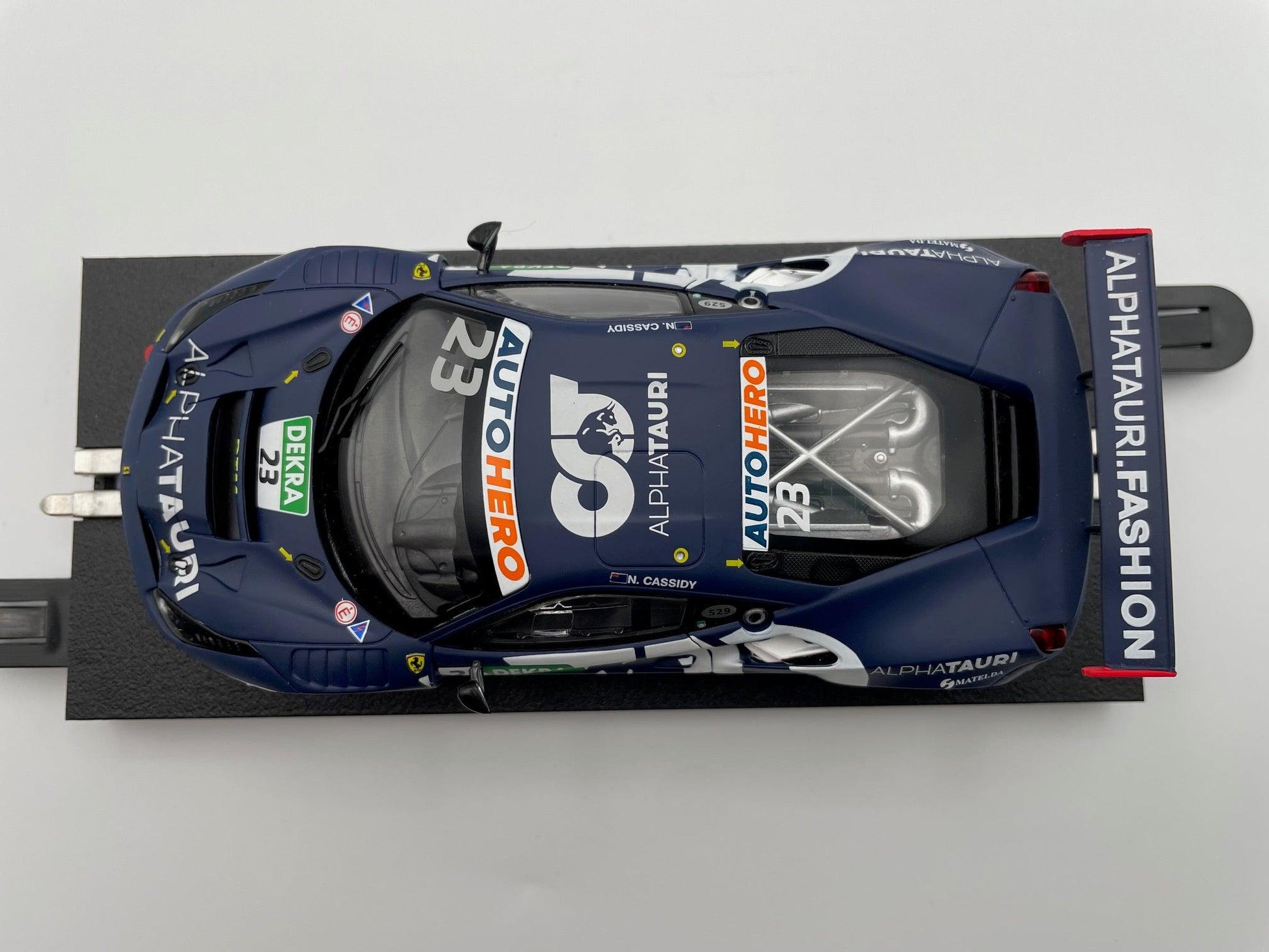 Carrera Evolution - Ferrari 488 GT3 - #23 Alpha Tauri - DTM 2021 - 27709 Unboxed