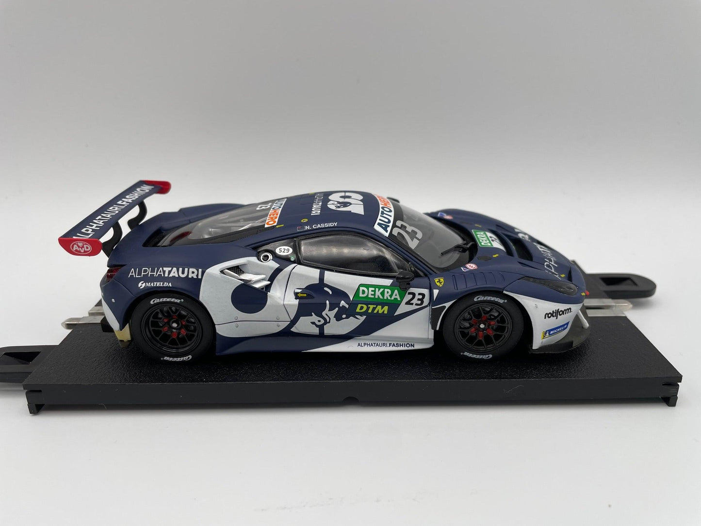 Carrera Evolution - Ferrari 488 GT3 - #23 Alpha Tauri - DTM 2021 - 27709 Unboxed