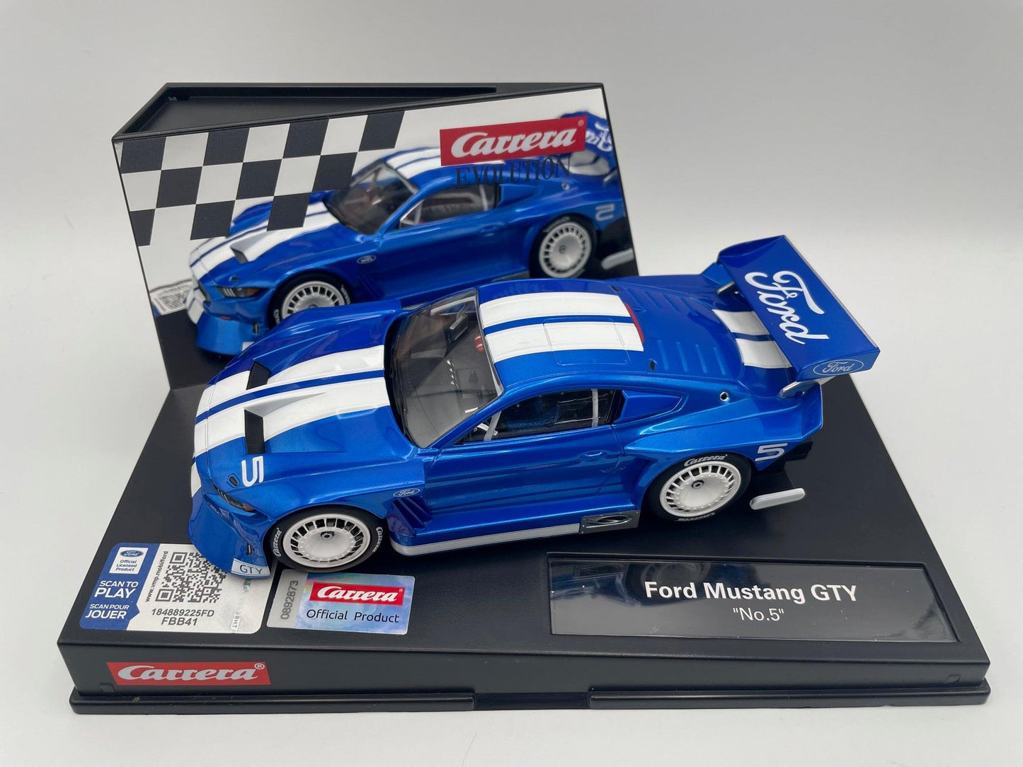 Carrera Evolution - Ford Mustang GTY - #5 Blue - 27751