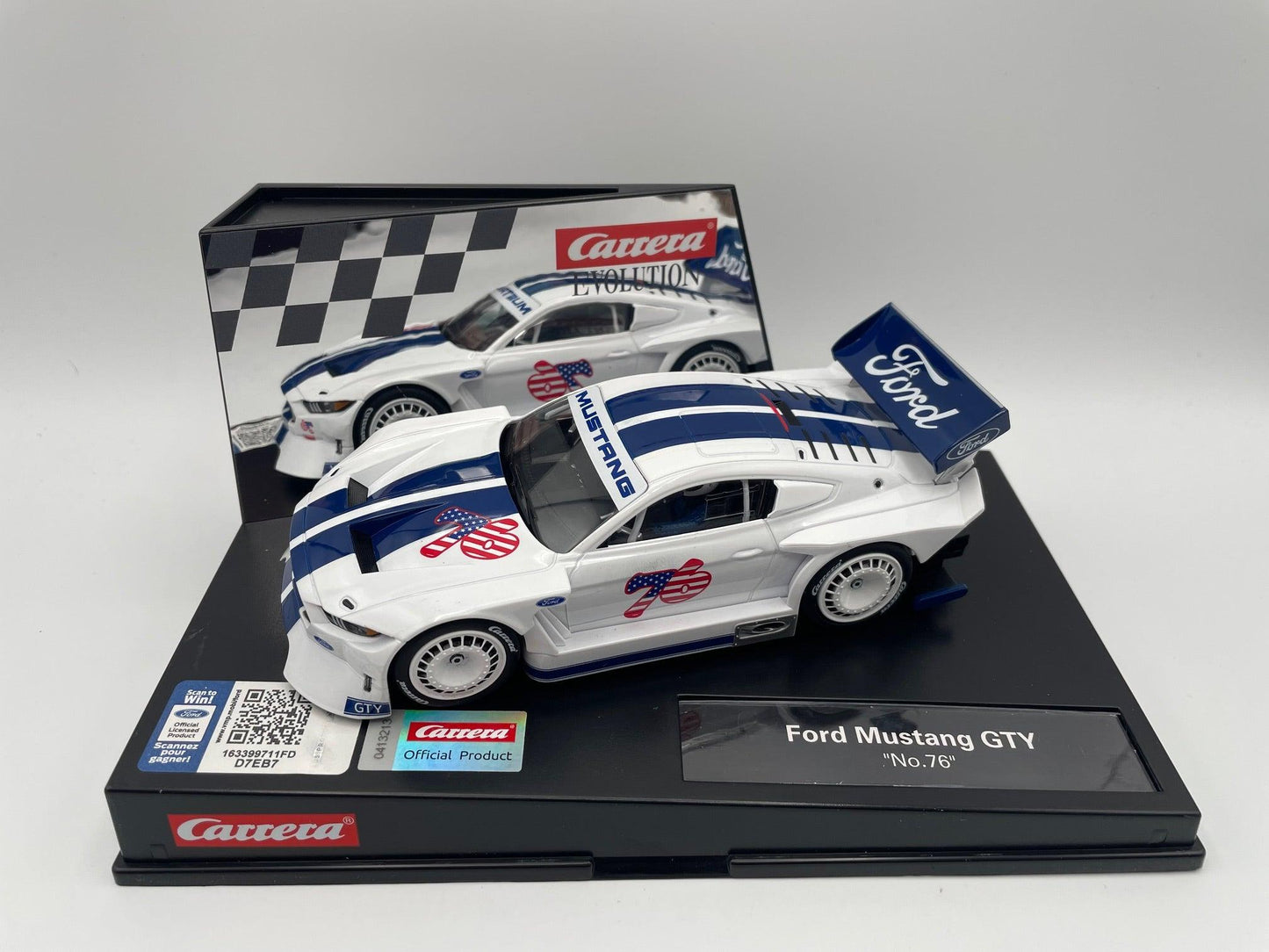 Carrera Evolution - Ford Mustang GTY - #76 White - 27752