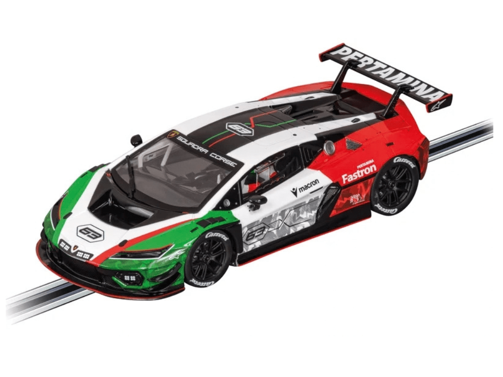 Carrera Evolution | Lamborghini Temerario GT3 | #63 Tricolore | 27875 | 1/32 Custom Build Slot Car