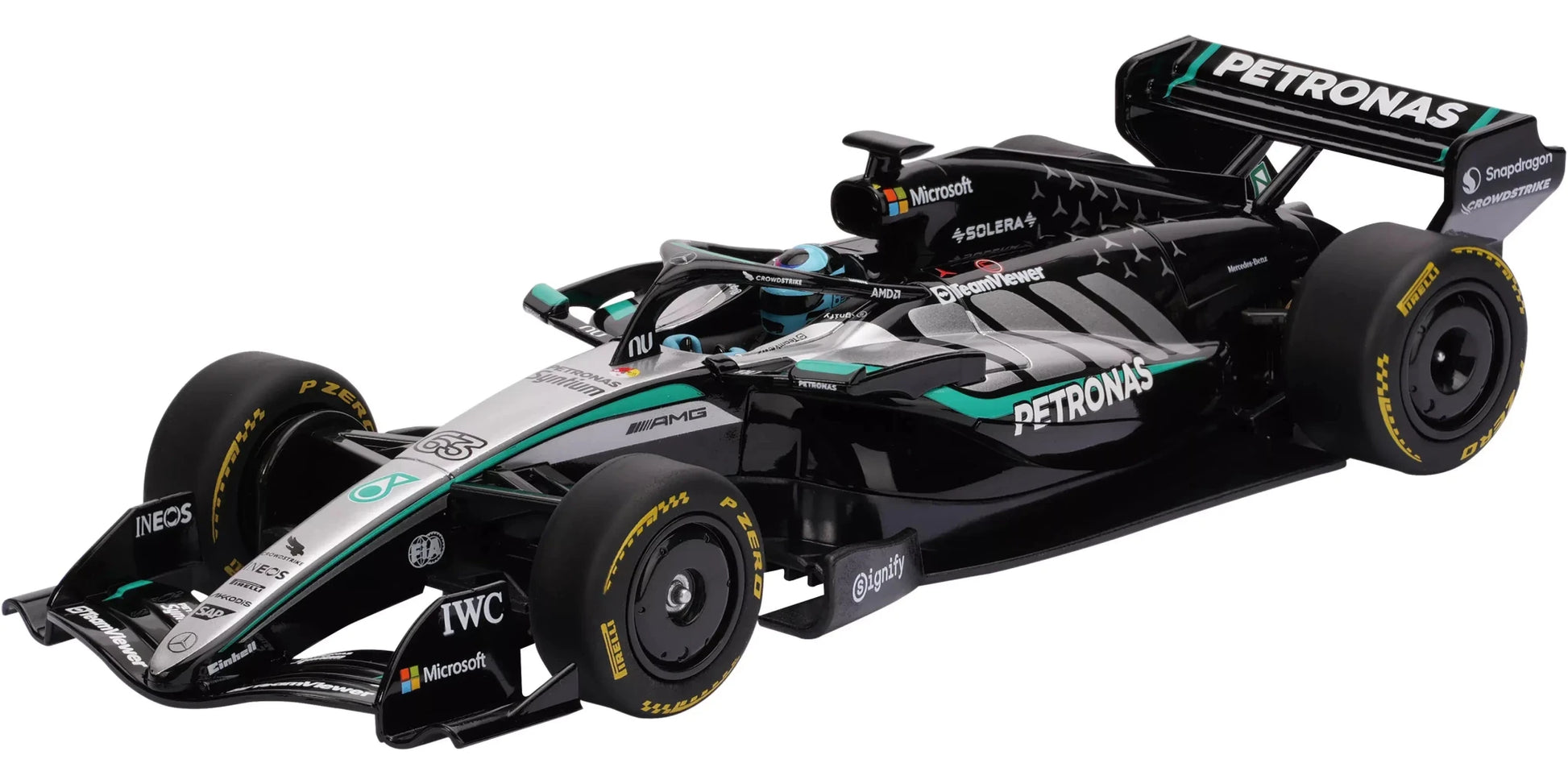 Carrera Evolution | Mercedes-AMG F1 W17 | 63 George Russell | 27854 | 1/32 Custom Build Slot Car