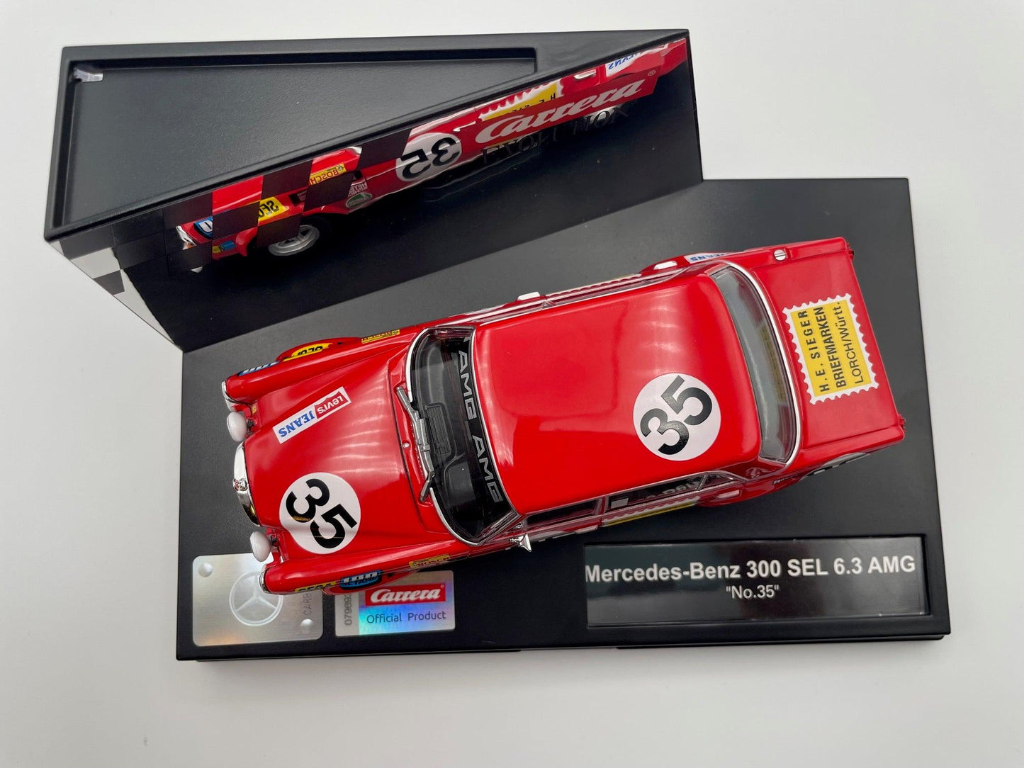 Carrera Evolution - Mercedes - Benz 300 SEL 6.3 AMG - #35 Red Pig - Spa 1971 - 27712