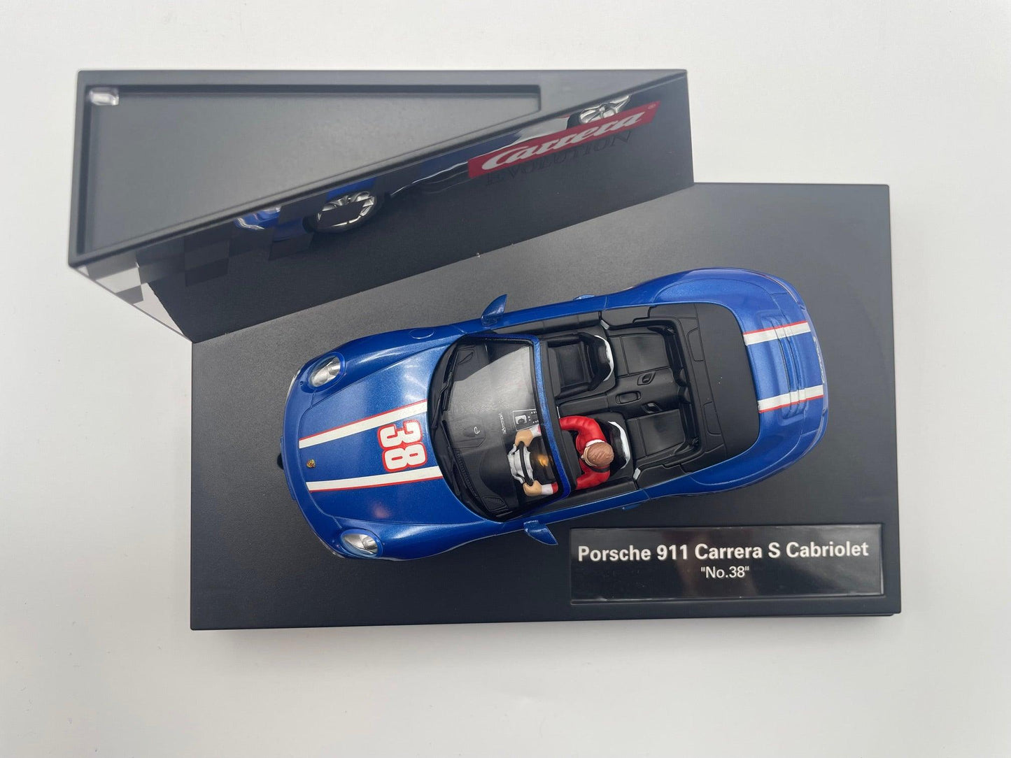 Carrera Evolution - Porsche 911 Carrera S Cabriolet - #38 Blue - 27550