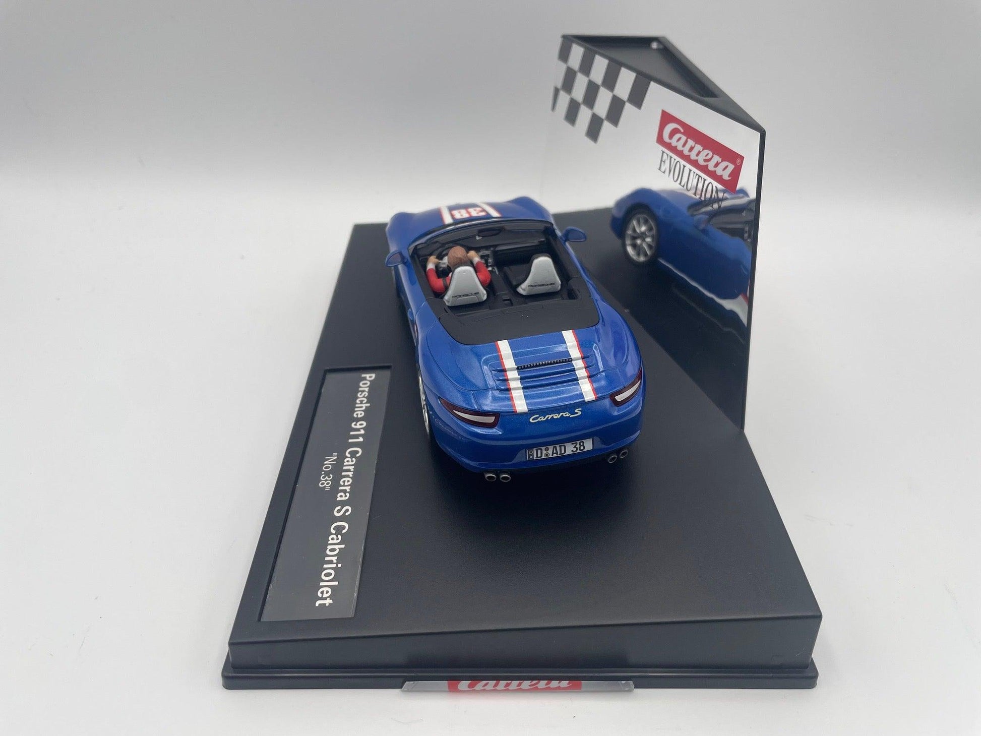 Carrera Evolution - Porsche 911 Carrera S Cabriolet - #38 Blue - 27550