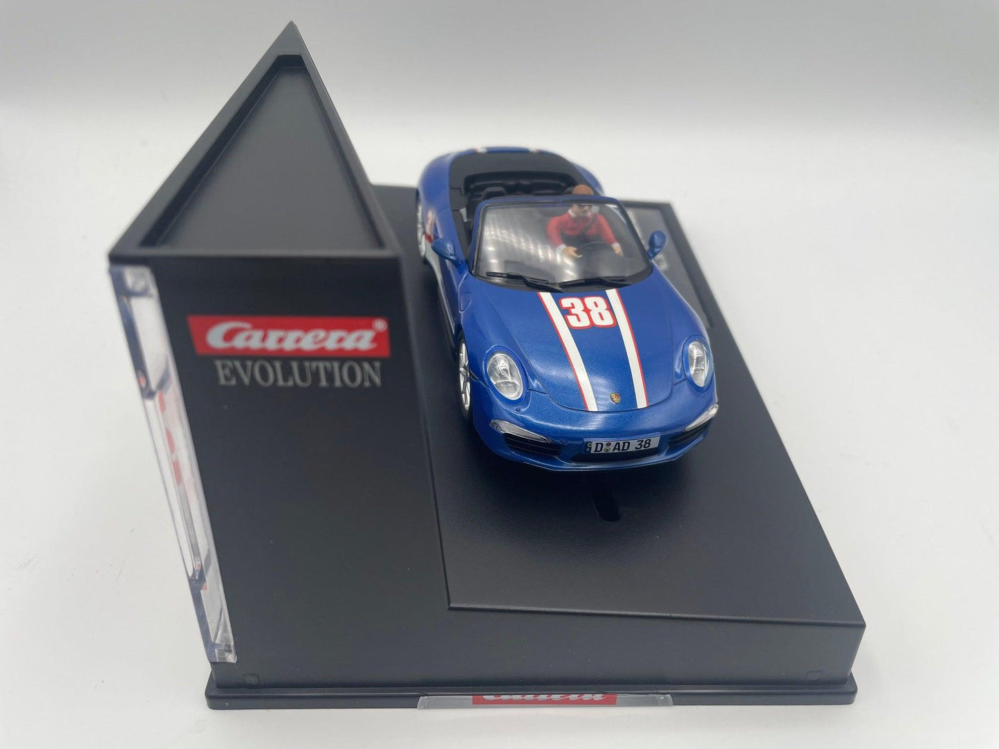 Carrera Evolution - Porsche 911 Carrera S Cabriolet - #38 Blue - 27550