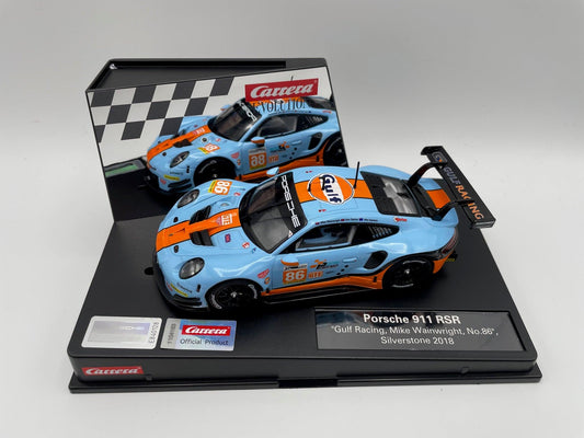 Carrera Evolution - Porsche 911 RSR - #86 Gulf Racing UK - Silverstone 2018 - 27780