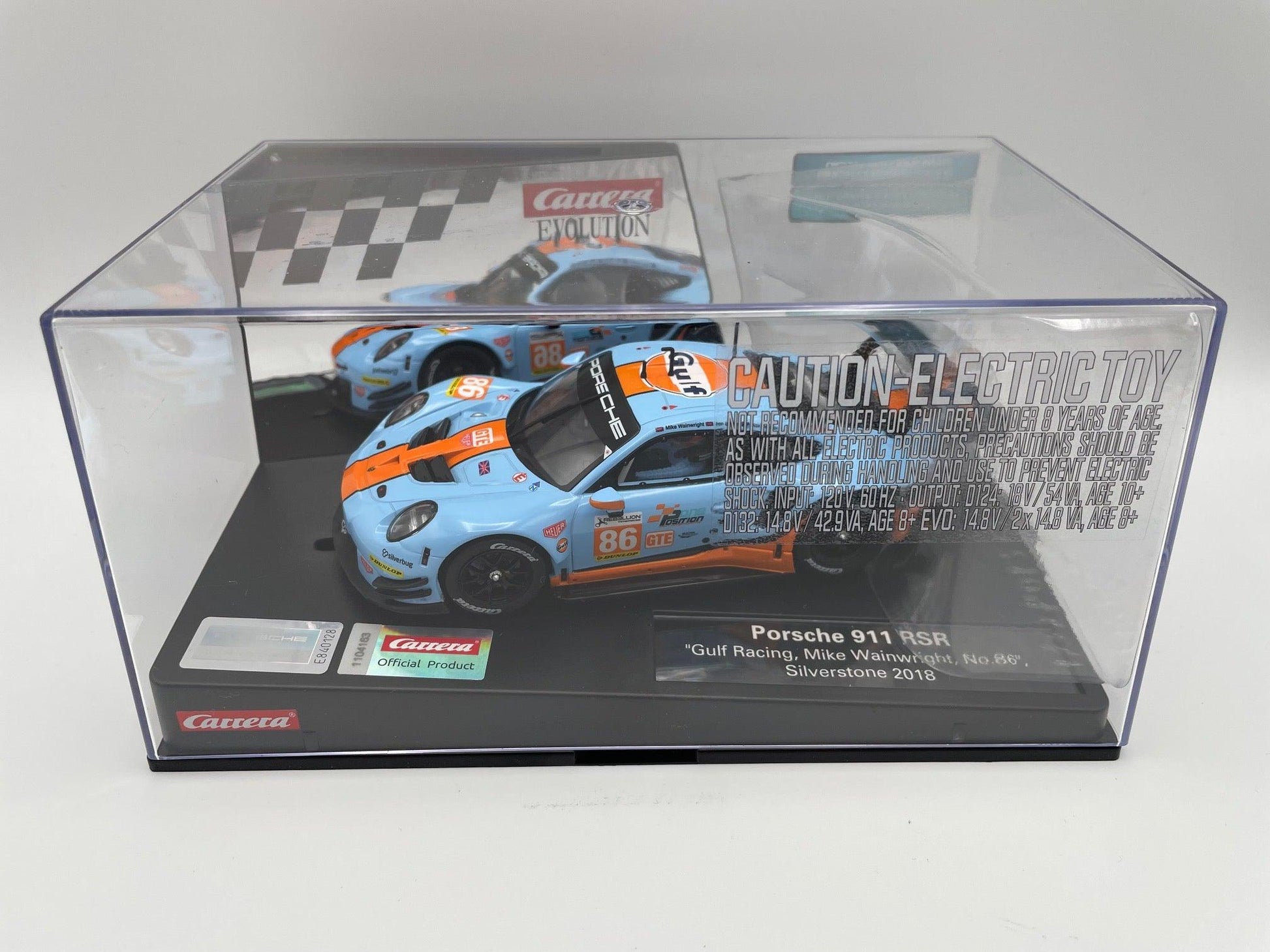 Carrera Evolution - Porsche 911 RSR - #86 Gulf Racing UK - Silverstone 2018 - 27780