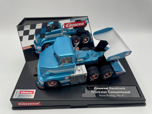 Carrera Evolution - Race Truck - Truckster Conventional - #6 Nova Racing Blue - 30989*