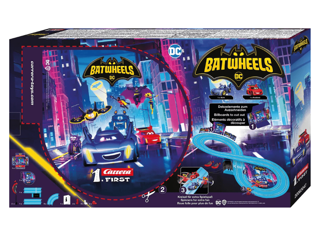 Carrera First | Batwheels - Slot Car Racing Set | Time for Action | 63047