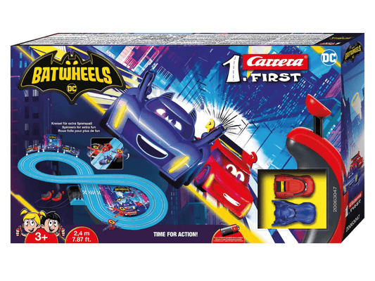 Carrera First | Batwheels - Slot Car Racing Set | Time for Action | 63047
