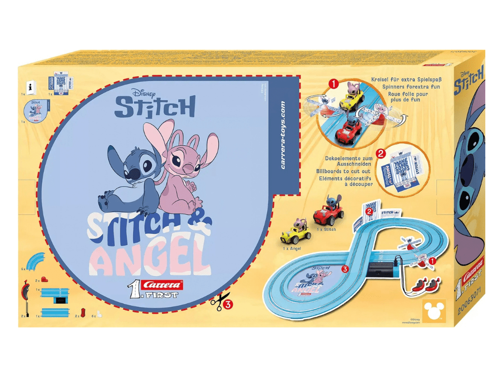Carrera First | Disney Lilo & Stitch | Disney Stitch | 63071 | 1/50 Slot Car Racing Set