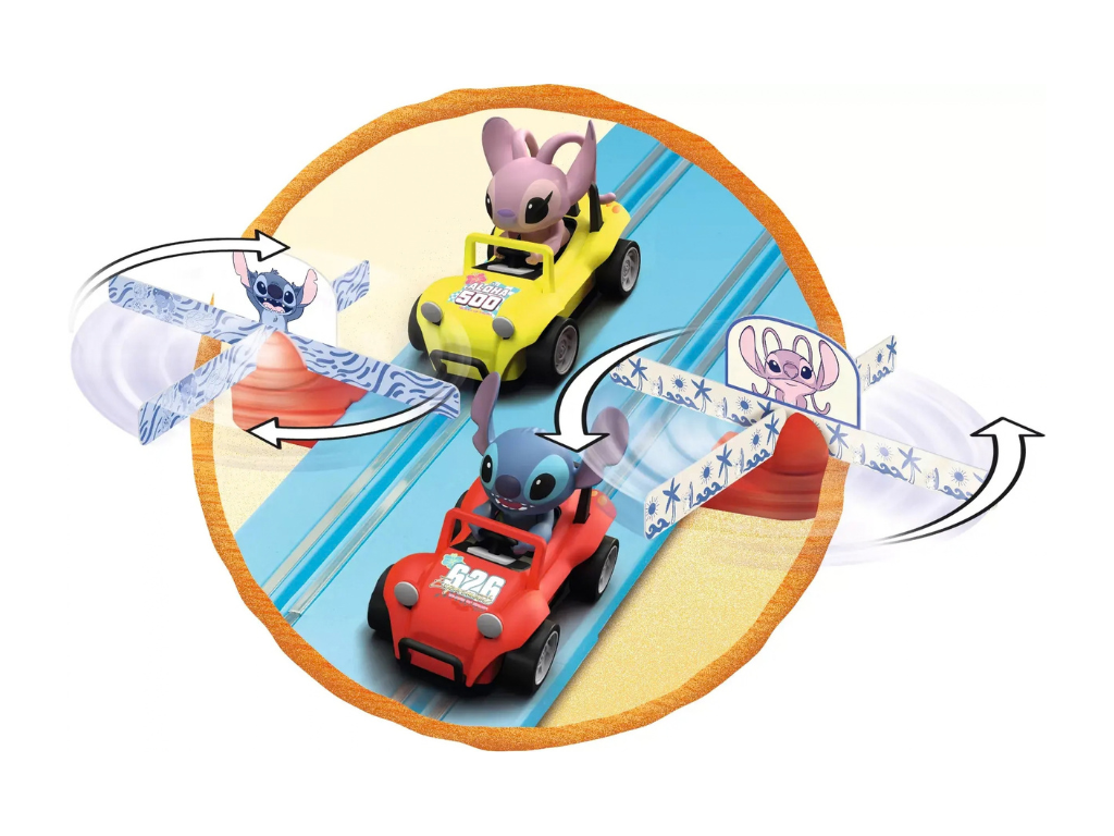 Carrera First | Disney Lilo & Stitch | Disney Stitch | 63071 | 1/50 Slot Car Racing Set