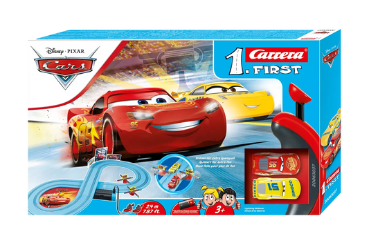 Carrera First | Disney Pixar Cars | Race of Friends | 63037 | 1/50 Slot Car Racing Set