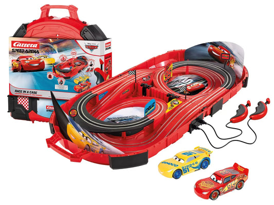Carrera First | Disney Pixar Cars | Speed Arena | 16002 | 1/50 Slot Car Racing Set