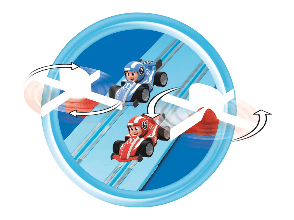 Carrera First | Formula Kidz | Fireflash vs. Thunderbold | 63061 | 1/50 Slot Car Racing Set